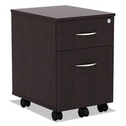 Alera 15.88 in W 2 Drawer File Cabinets, Espresso ALEVABFES